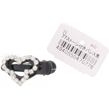 스톤 부착 클립 블랙 H77 히어로