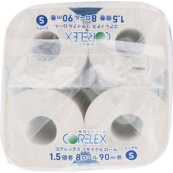 재활용 롤 1.5배 싱글 90m 코어렉스