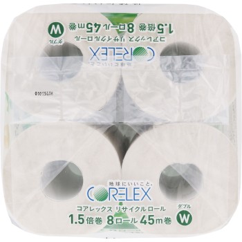 재활용 롤 1.5배 더블 45m 코어렉스