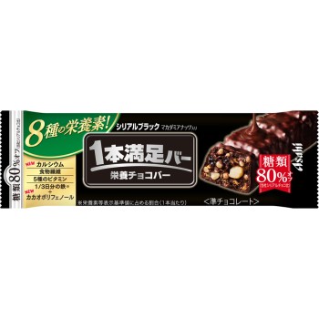 1본만족바 시리얼블랙 당류 80% OFF 1개 아사히그룹식품주식회사