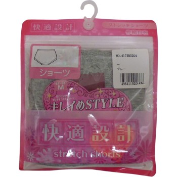 부인용 FTY 천연레이스 숏츠팩 그레이 M 타나카