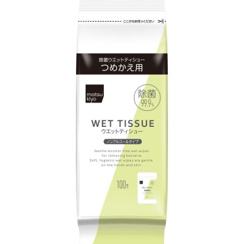 마츠키요 제균 웨트티슈 논알코올 100매 리필