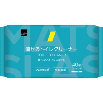 마츠키요 제균 흘려보낼 수 있는 화장실 클리너 20매 2P