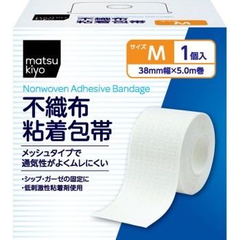 마츠키요 부직포 점착 붕대 M사이즈 38×5