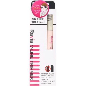 라비아 V라인트리머 빗포함 핑크 코에이공업