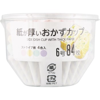 두꺼운 종이 반찬컵 6호 84매 알파믹