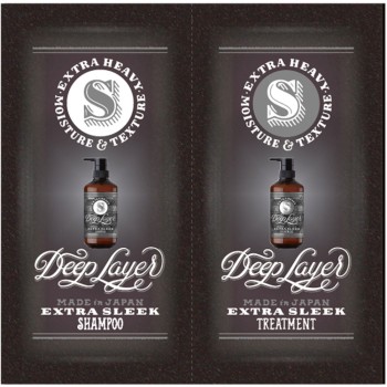 딥레이어 라미네이트ExS 촉촉 샴푸·트리트먼트 체험용 10mL+10g b-ex