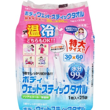 바디 웨트 스틱타올 25봉 다이이치시코