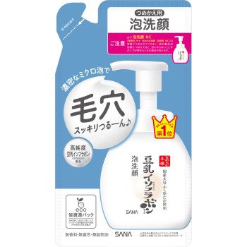 사나 나메라카 혼포 거품 세안 NC 리필 180ml 도키와약품