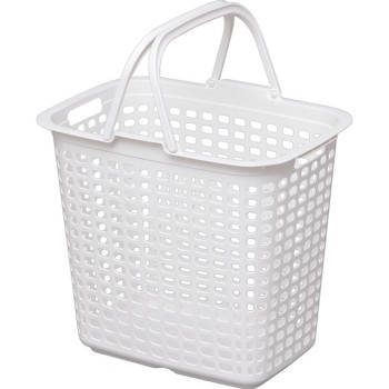 란드리 바스켓 LB-L 퓨어 화이트 아이리스 오야마