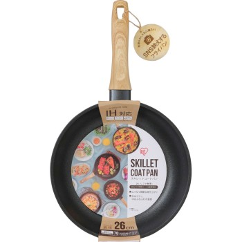 스킬렛 코트팬 IH대응 26cm 블랙 아이리스오야마