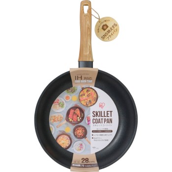 스킬렛 코팅 팬 IH 대응 28cm 블랙 아이리스 오야마