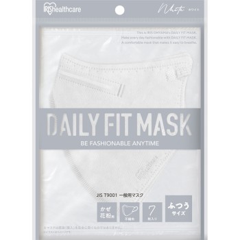 DAIRYFIT MASK 입체 보통 화이트 7매 아이리스 오야마
