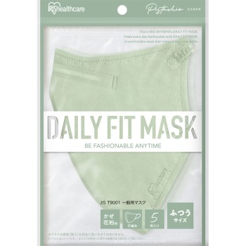 DAIRYFITMASK 입체 보통 피스타치오 5매 아이리스오야마