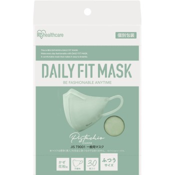 DAIRYFITMASK 입체 보통 피스타치오 30매 아이리스오야마