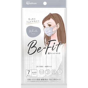 미피트 마스크 보통 화이트 7매 아이리스오야마