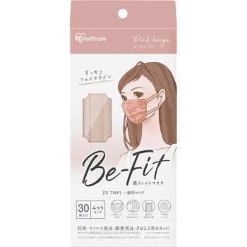 미피트 마스크 보통 핑크베이지 30매 아이리스오야마