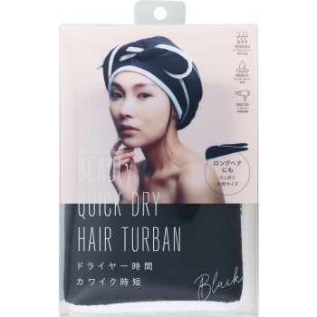 BEAULy 퀵드라이헤어터번 블랙 _ 코지트