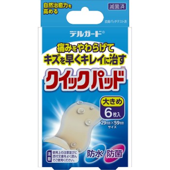 델가드 퀵 패드 대형사이즈 L6매 아소제약