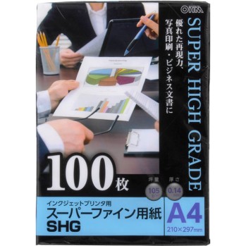 슈퍼 파인 용지 A4 PA-PSF-A4/10 옴전기