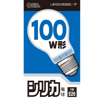 OHM 실리카전구 100W형 LW100V95W 옴전기