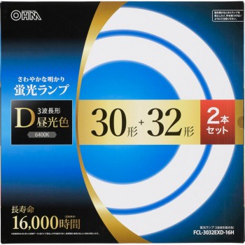 OHM 원형형광관 30W형+32W형 세트 FCL3032EXD16 옴전기