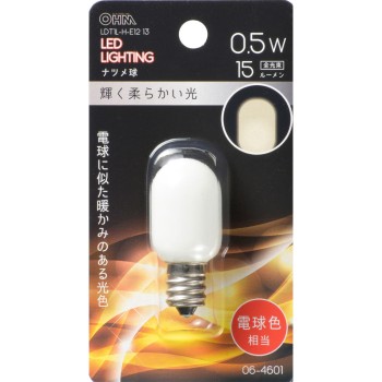 OHM LED 나츠메구 0.5W·L LDT1L 옴전기