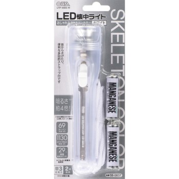 OHM 스켈레톤 LED 라이트·화이트 LHP-06B5-W 옴전기