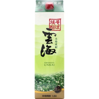 소바 소주 운카이 25도 팩 을 1800ml