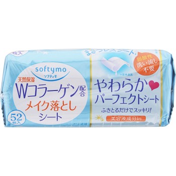 소프티모 메이크업 클렌저시트(콜라겐) 리필 52매 KOSE 코세 코스메포트