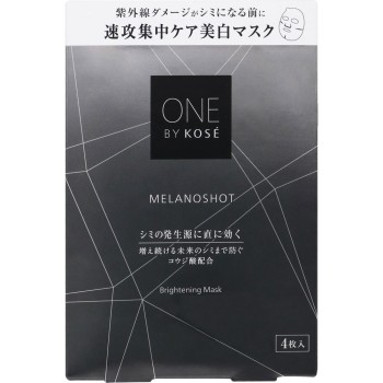 ONE BY KOSE 멜라노샷 W 마스크 4매입 21ml 코세
