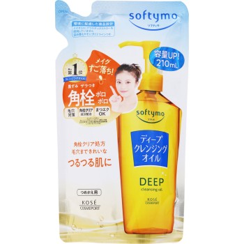 소프티모 딥 클렌징 오일 리필 210mL KOSE 코세 코스메포트