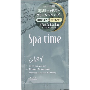 스파타임 크림 샴푸 트라이얼(딥 클렌징) 30g KOSE 코세 코스메포트