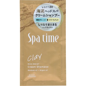 스파 타임 크림 샴푸 트라이얼 (리치 모이스트) 30g