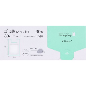초이스 쓰레기봉투 손잡이 포함 30L 반투명 30P 올디