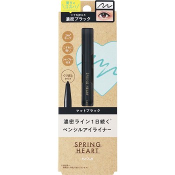 스프링하트 롱라스팅아이라이너 매트블랙 코지이본포