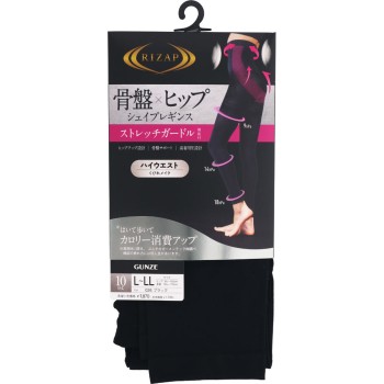 RIZAP 압박 하이웨이스트 레깅스 L-LL 구즈