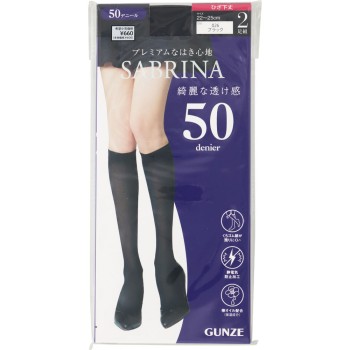 사브리나 2켤레 50데니어 쇼트 S-L 구즈