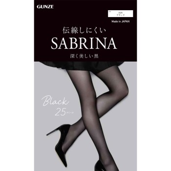 사브리나 블랙 팬스트 25D 블랙 L-LL 군제