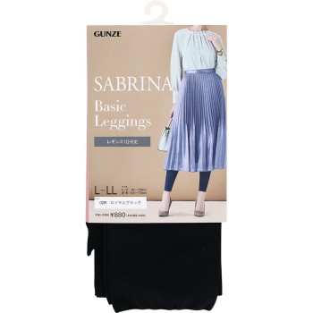 사브리나 베이직 레깅스 블랙 L-LL 구즈