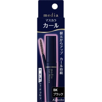 미디어 컬 마스카라 S 윤기 블랙 BK 가네보