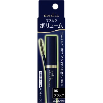 미디어 볼륨마스카라S 윤기블랙 BK 가네보