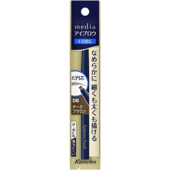 미디어 아이브로우 펜슬 AA (타원형) 다크 브라운 DB 가네보