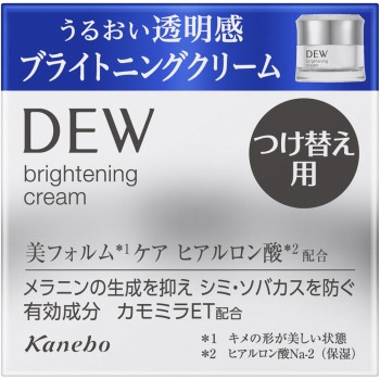 DEW 브라이트닝 크림 (리필) 30g 가네보