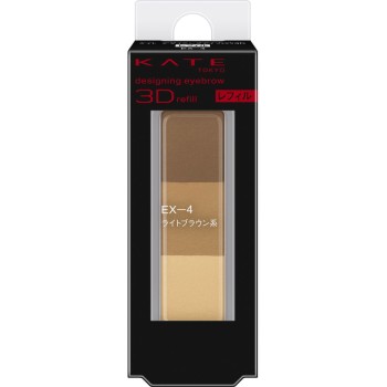 케이트 디자이닝 아이브로우 3D EX4 리필 2.2g 가네보
