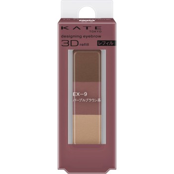 케이트 디자이닝 아이브로우 3D EX9 리필 2.2g 가네보