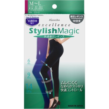 엑셀런스 스타일리시매직레긴스(쾌적착압) M-L 가네보