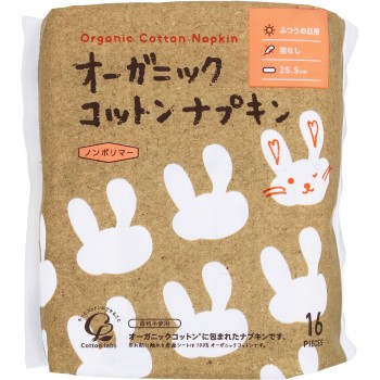 오가닉코튼 생리대 날개없음 16매 코튼라보