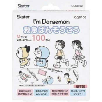 스케이터 구급 반창고 아임 도라에몽 M사이즈 100매입 스케이터 주식회사