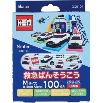 스케이터 구급 반창고 토미카 M사이즈 100매입 스케이터 주식회사